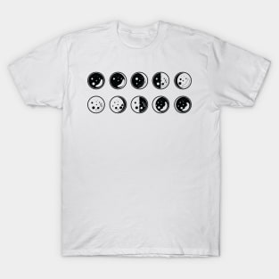 Moon Phases Silhouettes T-Shirt